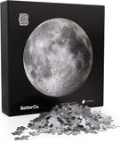 Full Moon Round Puzzle - BetterCo. Difficult Jigsaw Puzzles 500 Pieces - Challenge Yourself with 500 Piece Puzzles for Adults, Teens, and Kids brickskw bricks kw kuwait lego online store