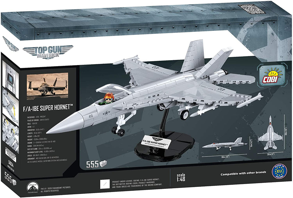 COBI TOP Gun: Maverick F/A-18E Super Hornet Silver