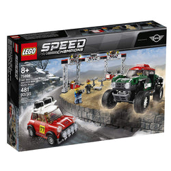 LEGO Speed Champions 1967 Mini Cooper S Rally and 2018 Mini John Cooper Works Buggy 75894 Building Kit , New 2019 brickskw bricks kw kuwait online