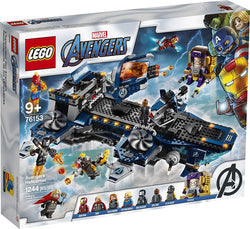 LEGO Marvel Avengers Helicarrier 76153 Fun Brick Building Toy with Marvel Avengers Action Minifigures, Great Gift for Kids Who Love Airplanes and Superhero Adventures, New 2020 (1,244 Pieces) brickskw bricks kw q8 kuwait onilne store bricksq8