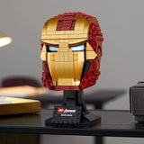 LEGO Marvel Avengers Iron Man Helmet 76165; Brick Iron Man-Mask for-Adults to Build and Display, Creative Challenge for Marvel Fans, New 2020 (480 Pieces) brickskw bricks kw q8 kuwait onilne store bricksq8