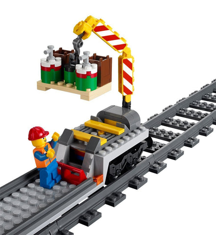 City Red Cargo Train 3677-7