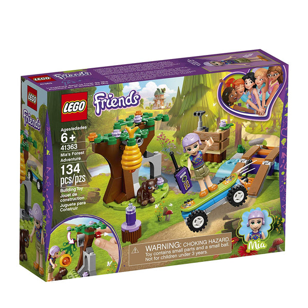 LEGO Friends Mia’s Forest Adventure 41363 Building Kit , New 2019 brickskw bricks kw kuwait online