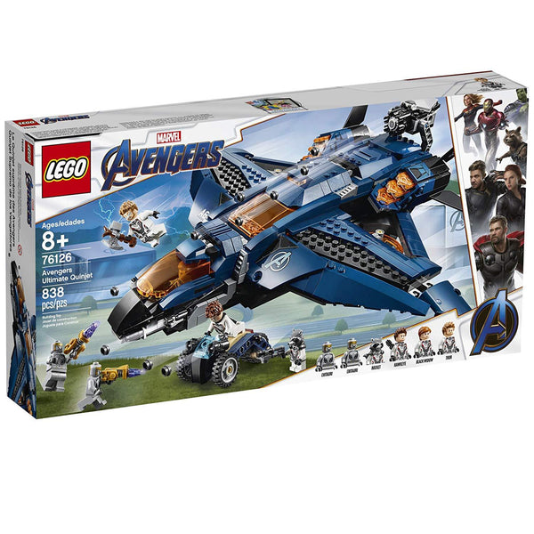 LEGO Marvel Avengers: Avengers Ultimate Quinjet 76126 Building Kit, New 2019 brickskw bricks kw kuwait online store