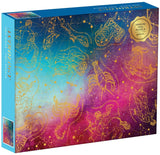 Galison Astrology 1000 Piece Jigsaw Puzzle for Adults, Foil Puzzle with Astrological Star Signs brickskw bricks kw kuwait lego online store