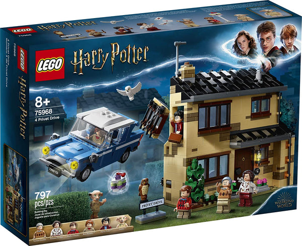 LEGO Harry Potter 4 Privet Drive 75968; Fun Children’s Building Toy for Kids Who Love Harry Potter Movies, Collectible Playsets, Role-Playing Games and Dollhouse Sets, New 2020 (797 Pieces) brickskw bricks kw q8 kuwait online store puzzle lego toys play baby kids adult تركيب ليقو ليجو ذكاء مهارات العاب محل  