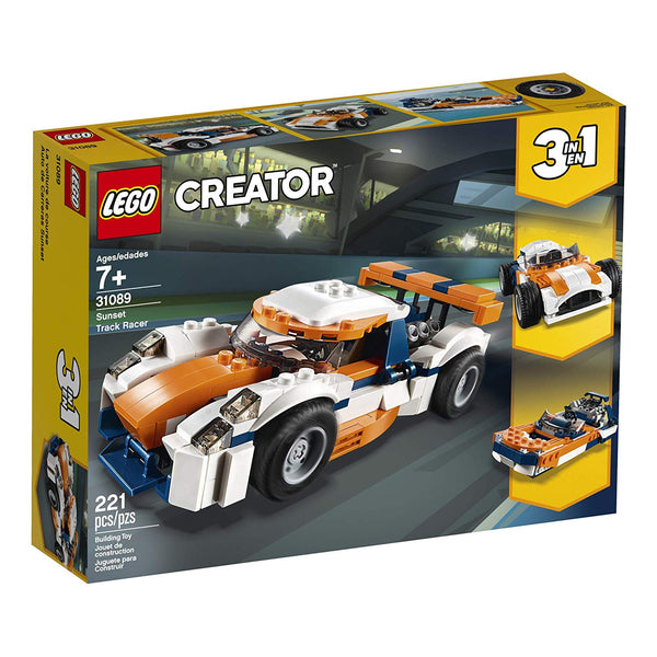 LEGO Creator 3in1 Sunset Track Racer 31089 Building Kit , New 2019 brickskw bricks kw kuwait online