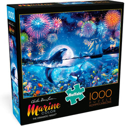 Buffalo Games - Marine Color - The Dramatic Night - 1000 Piece Jigsaw Puzzle brickskw bricks kw kuwait online lego store