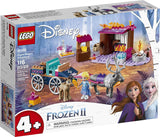 LEGO Disney Frozen II Elsa’s Wagon Carriage Adventure 41166 Building Kit with Elsa & Sven Toy Figure, New 2019 brickskw bricks kw kuwait online store