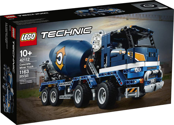 LEGO Technic Concrete Mixer Truck 42112 Building Kit, Kids Will Love Bringing The Construction Site to Life with This Cool Concrete Truck Toy Model Set, New 2020 (1,163 Pieces) brickskw bricks kw q8 kuwait onilne store bricksq8