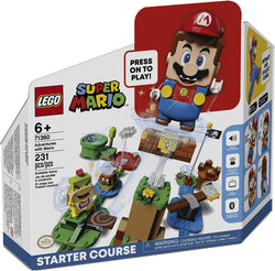 LEGO Super Mario Adventures with Mario Starter Course 71360 Building Kit, Interactive Set Featuring Mario, Bowser Jr. and Goomba Figures, New 2020 (231 Pieces) brickskw bricks kw q8 kuwait online store shop website delivery puzzle lego toys play baby kids adult buy avenues jigsaw  الكويت تركيب ليغو ليقو ليجو ذكاء مهارات العاب محل 