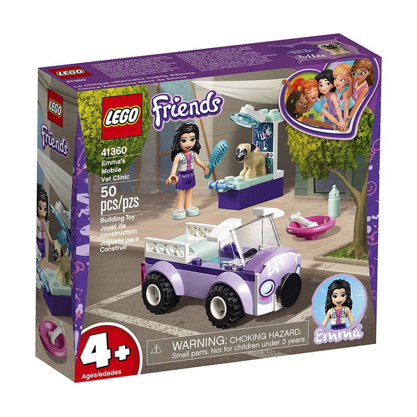 LEGO Friends 4+ Emma’s Mobile Vet Clinic 41360 Building Kit , New 2019 brickskw bricks kw kuwait online