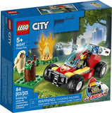 LEGO City Forest Fire 60247 Firefighter Toy, Cool Building Toy for Kids, New 2020 (84 Pieces)