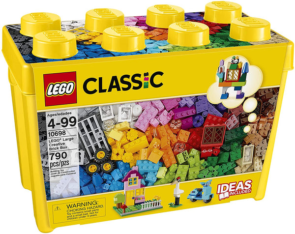 LEGO Classic Large Creative Brick Box 10698 Build Your Own Creative Toys, Kids Building Kit (790 Pieces) brickskw bricks kw q8 kuwait online store puzzle lego toys play baby kids adult تركيب ليقو ليجو ذكاء مهارات العاب محل 