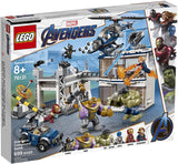 LEGO Marvel Avengers Compound Battle 76131 Building Set includes Toy Car, Helicopter, and popular Avengers Characters Iron Man, Thanos and more (699 Pieces) brickskw bricks kw kuwait online store