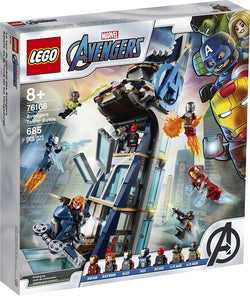 LEGO Marvel Avengers: Avengers Tower Battle 76166 Collectible Building Toy with Action Scenes and Superhero Minifigures; Cool Holiday or Birthday Gift, New 2020 (685 Pieces)  brickskw bricks kw q8 kuwait online store shop website delivery puzzle lego toys play baby kids adult buy avenues jigsaw  الكويت تركيب ليغو ليقو ليجو ذكاء مهارات العاب محل 