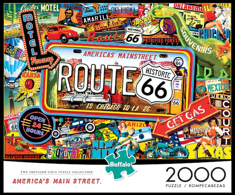 Buffalo America's Main Street 2000 Piece Jigsaw Puzzle-4
