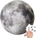 BetterCo. Full Moon Round Puzzle 500 Pieces Difficult Jigsaw Puzzles