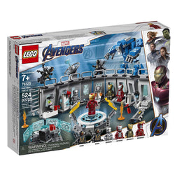 LEGO Marvel Avengers Iron Man Hall of Armor 76125 Building Kit - Marvel Tony Stark Iron Man Suit Action Figures brickskw bricks kw kuwait online store