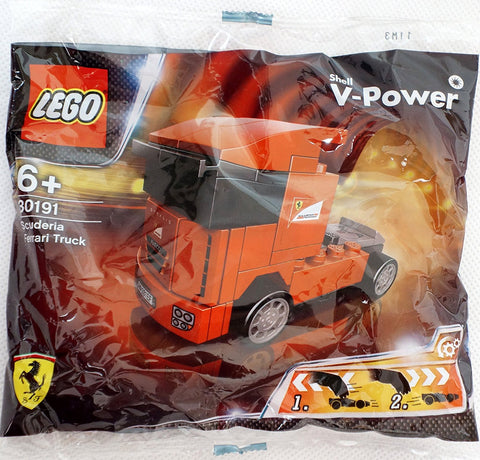 Lego Shell Scuderia Ferrari Truck 30191 brickskw bricks kw kuwait