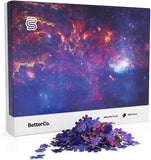 Milky Way Puzzle for Adults - 1000 Pieces - Explore The Stars with This Difficult 1000 Piece Puzzle of Outer Space! A Vibrant Galaxy Photo Shot from The Hubble Telescope! brickskw bricks kw kuwait lego online