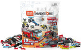 Mega Construx Inventions Wheels Pack, 400 Pieces Building Set for Kids 5-9
