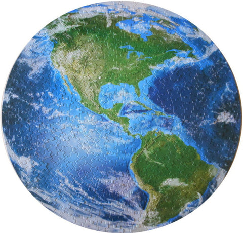 BetterCo. Planet Earth Round Puzzle 500 Pieces-2